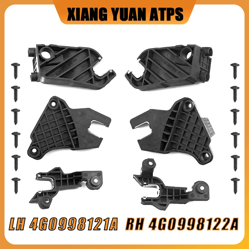 

4G0998121A 4G0998122A Front Left / Right Headlight Bracket Clip Fastener Repair Kit Fit For Audi A6 C7 RS6 2011 - 2017