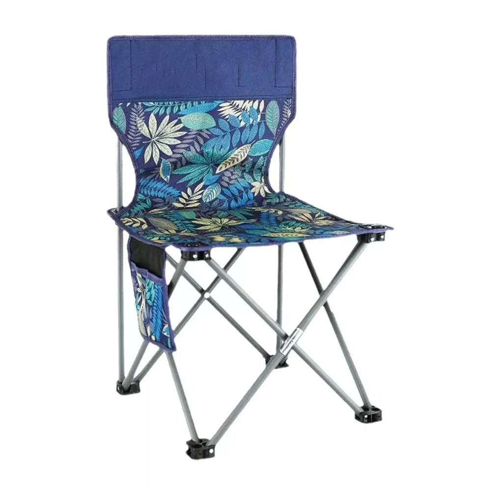 

Custom Logo Print Folding Fishing Chairs Lightweight Portable Outdoor Camping Beach Chairs with Carry Bag