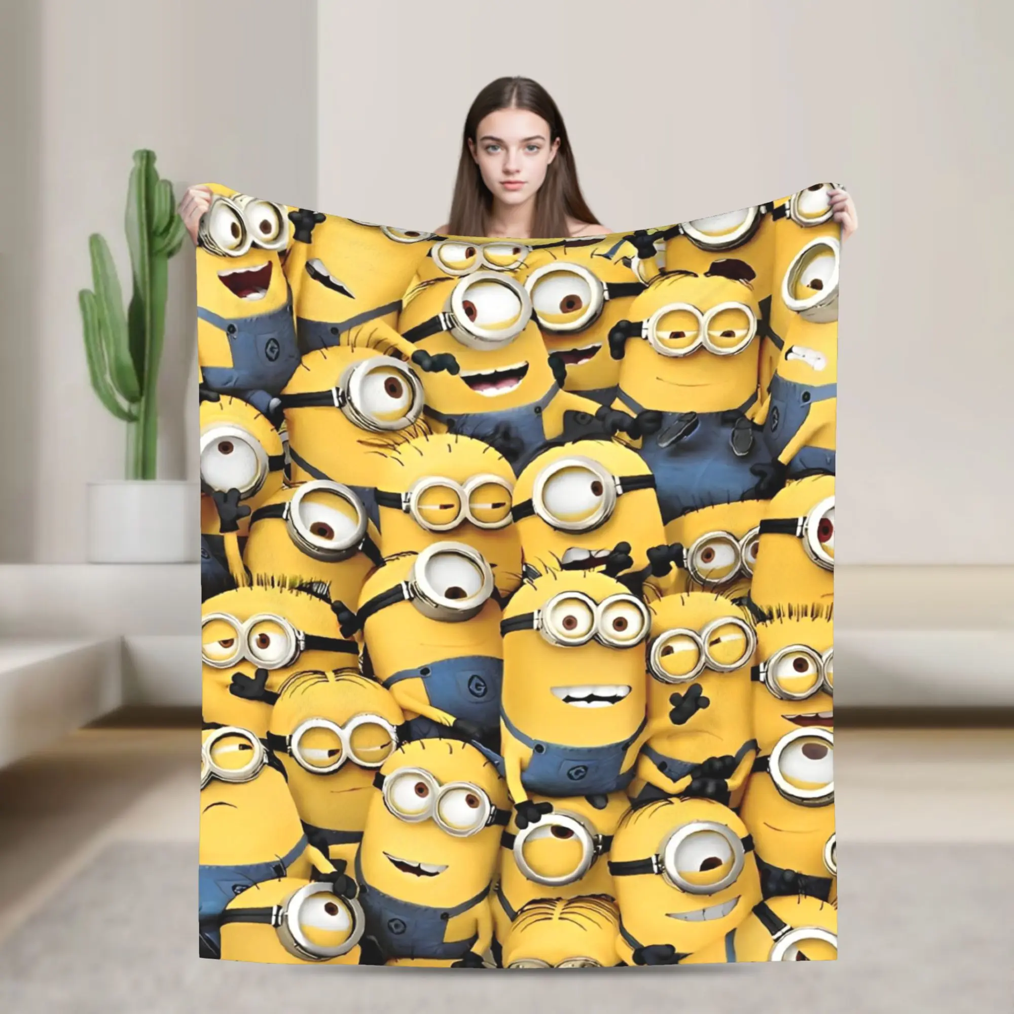 كيفن ديف البطانيات الكرتون الرسوم المتحركة الفانيلا رهيبة الدافئة رمي بطانية ل أريكة تتحول لسرير الخريف/الشتاء #2