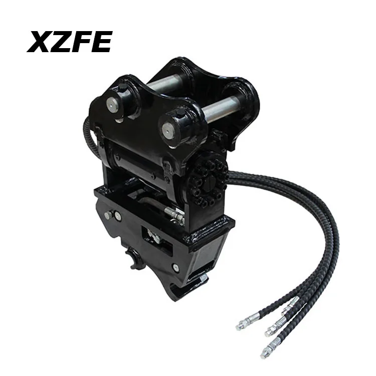 360 Degree Rotating Tilt Quick Coupler High Flexibility Mini Excavator Bucket Fast Change Connector