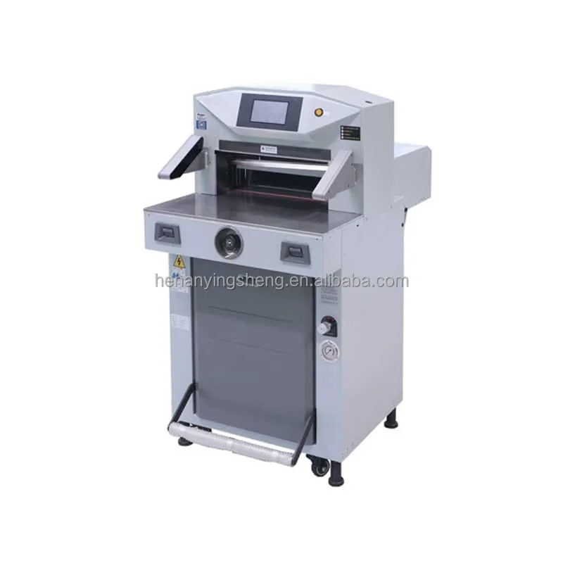 Hydraulic Touch Screen Heavy Duty Guillotine Paper Cutter Paper Trimmer A3 Paper Cutter Machine