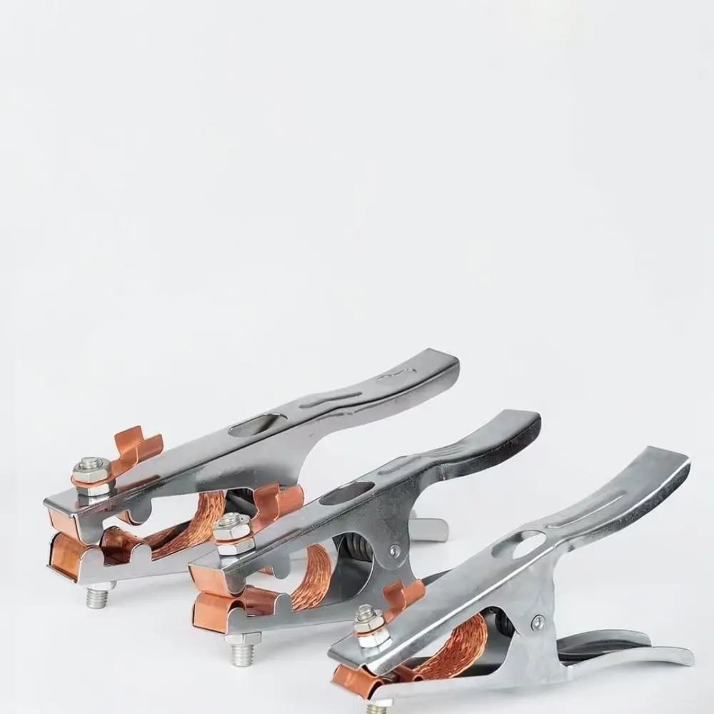 Welding Earth Clamp Heavy Duty Grounding Clip Secure Metal Connector For Plasma Cutting And Electric Welding Work Tool
