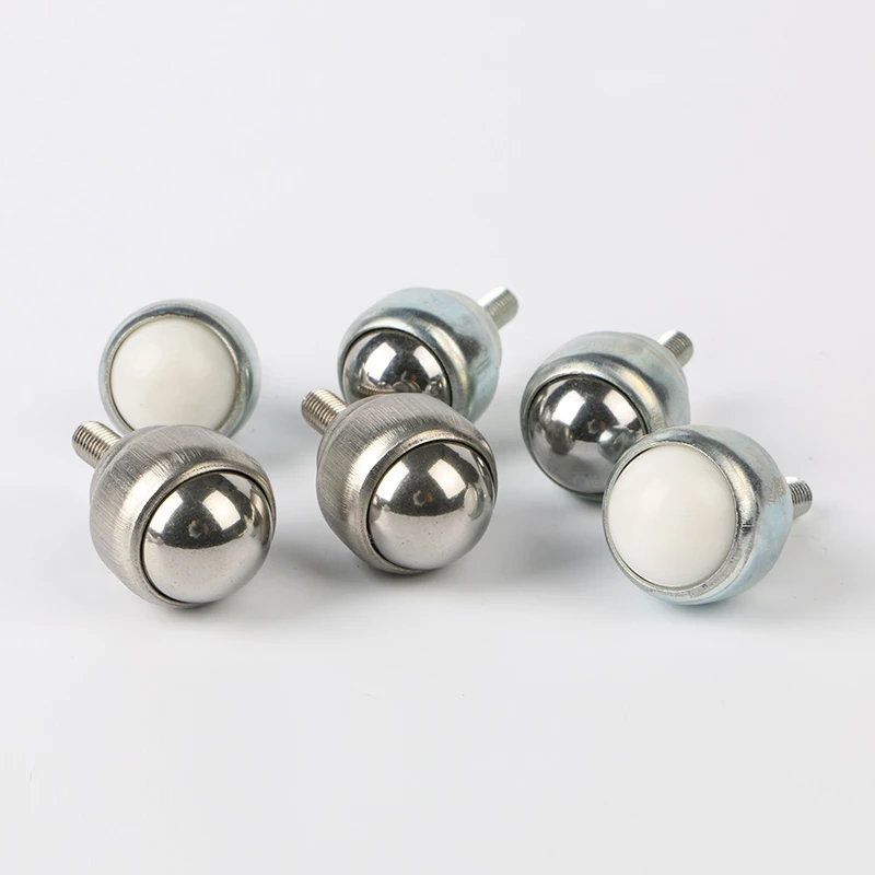 10PCS Precision Conveying Universal Ball Transfer Unit Ball Bearing Bull Eye Wheels Transmission System Conveyor Rollers Sliders
