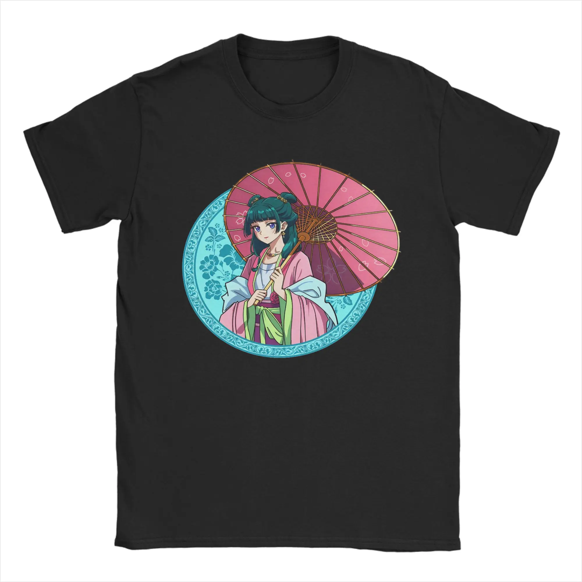 Kusuriya no Hitorigoto Anime T Shirt Men Cotton Tops Funny The Apothecary Diaries Round Neck Short Sleeve