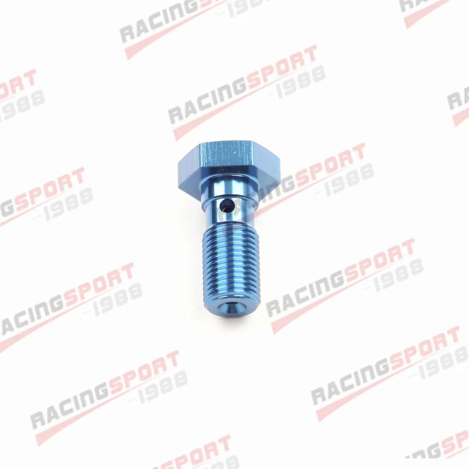 

ADLERSPEED Banjo Bolt M10 x 1.0 Aluminium Banjo Bolt Brake Caliper Adaptor Blue