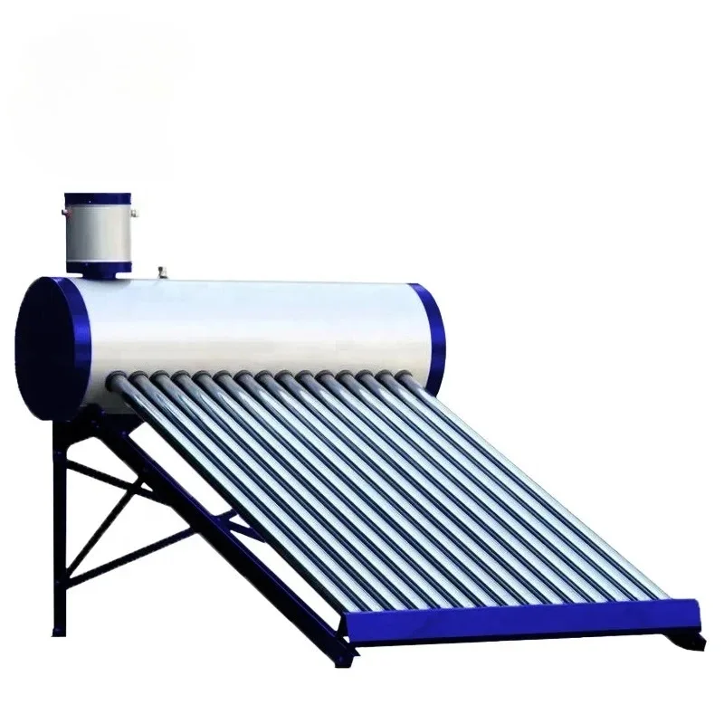 【الأكثر مبيعًا】 مبيعات ساخنة 15 أنبوبًا وسخانات مياه تعمل بالطاقة الشمسية عالية الجودة وغير قابلة للضغط من الفولاذ المقاوم للصدأ