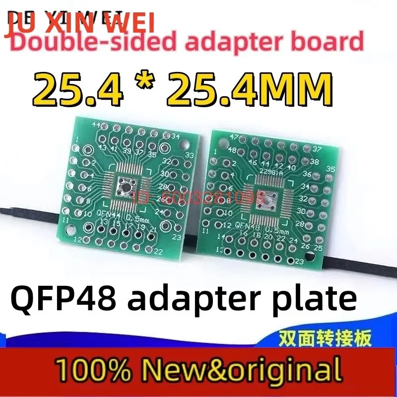 10PCS SMD to DIP Adapter Board QFN32 QFN/QFP/PQFP/LQFP/HTQFP DIP48 QFN44 0.5mm QFP48 QFP44 PQFP LQFP to DIP
