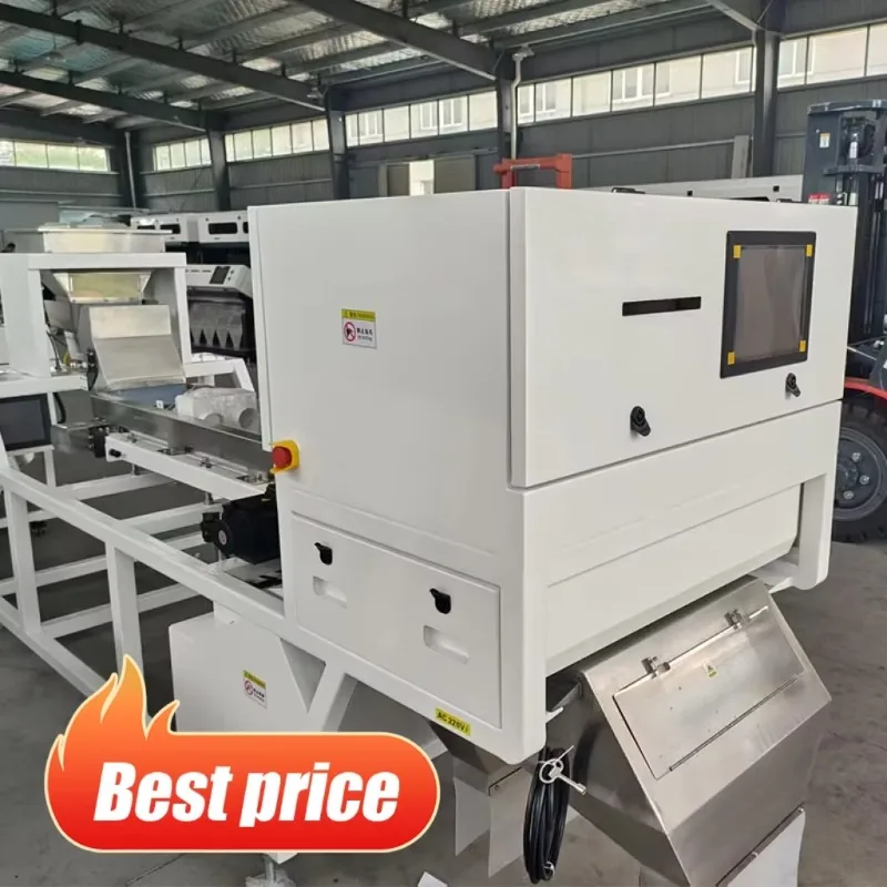 Customized Multifunctional Optical Grain Color Sorting Machine For Rice Peanut Nut Color Separation Competitive Factory Price