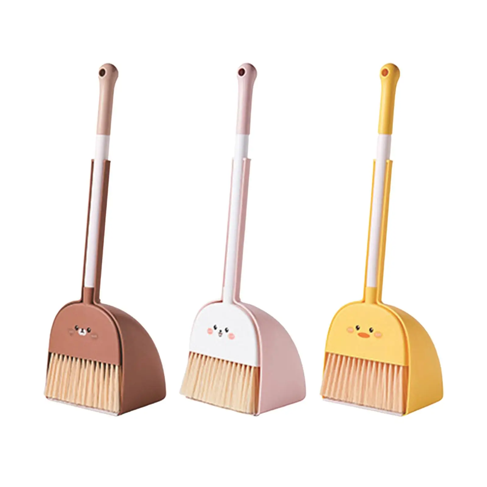 Toddlers Broom and Dustpan Set for Kids Housekeeping Pretend Play Toys Educational Cleaning Set for Children
