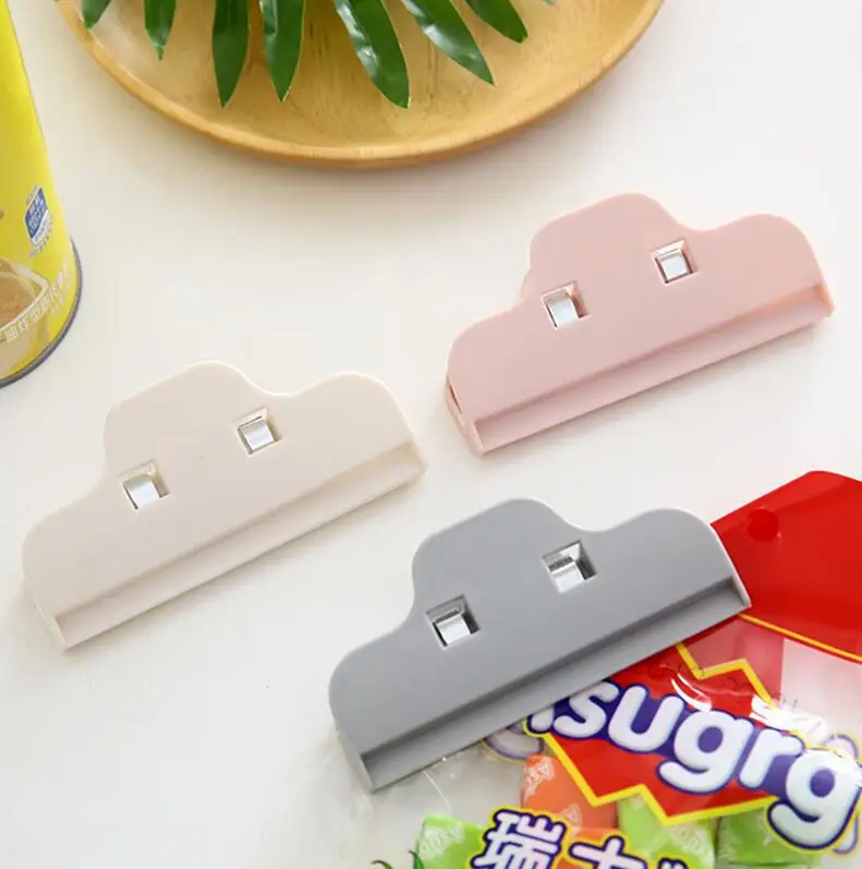 5Pcs/lot Portable large Kitchen Storage Food Snack Seal Sealing Bag Clips Sealer Clamp Plastic Tool