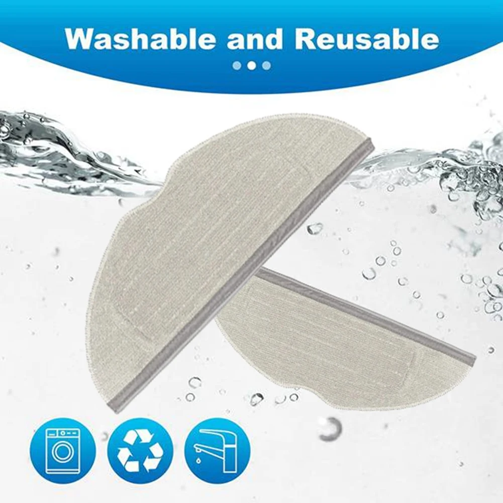 BISM Set di panni per mop per Dreame Mova S10/Trouver S10/Mova S10 Plus/Trouver S10 Plus Parti per aspirapolvere 12 pezzi