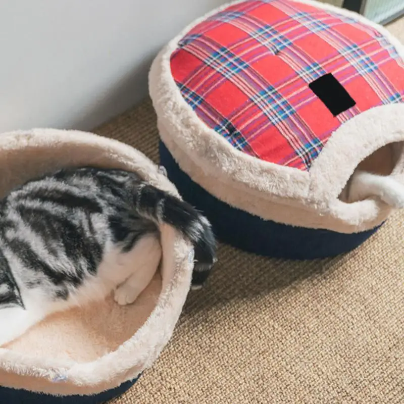 Cat Bed For Indoor Cats Double Mode Design Cat Bed Detachable Cat Nest Cozy Comfortable Bed For Cats Of All Sizes