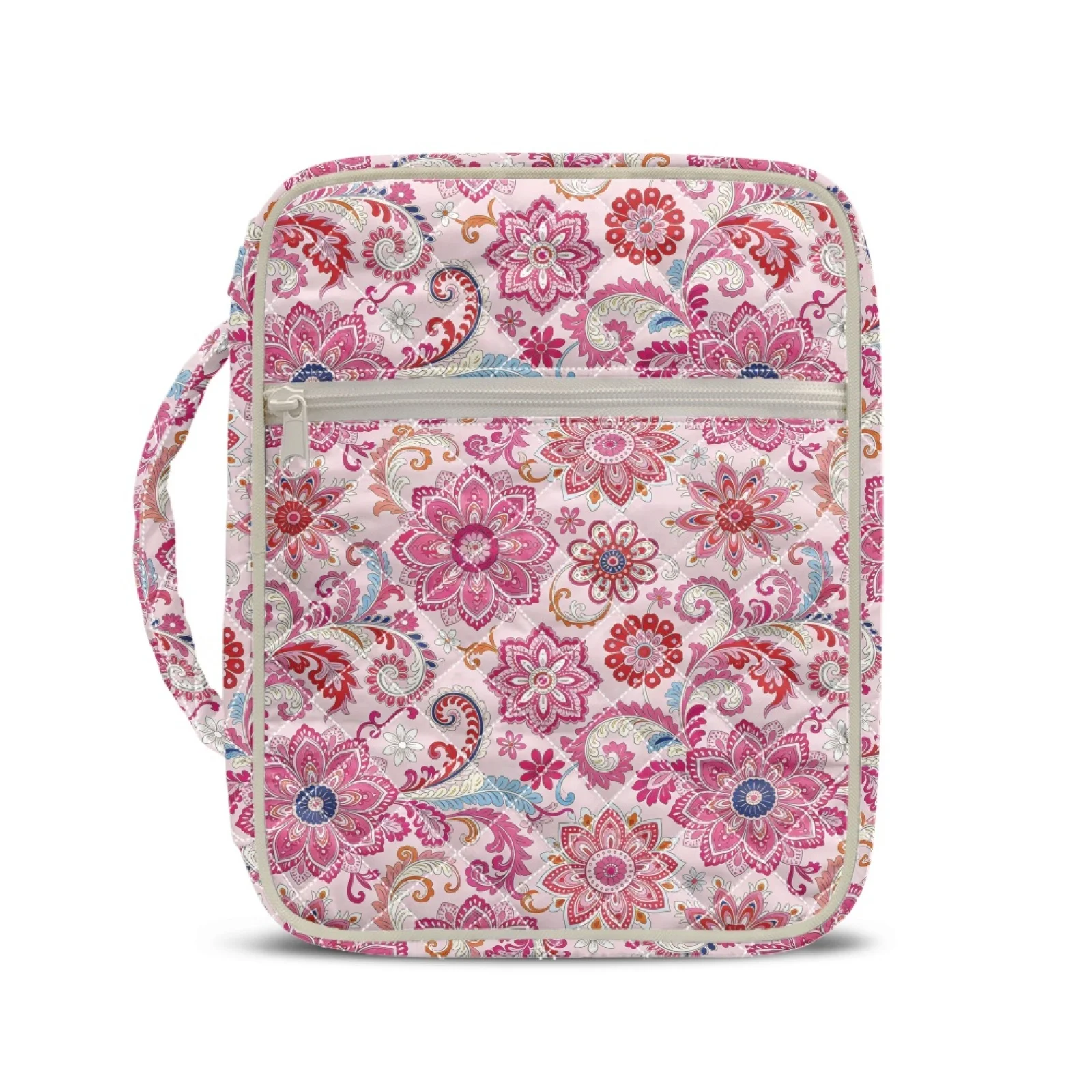 Coloranimal Pink Lightweight Bible Cover Case for Daily Use Polyester Bible Holder Case 2026 Collection