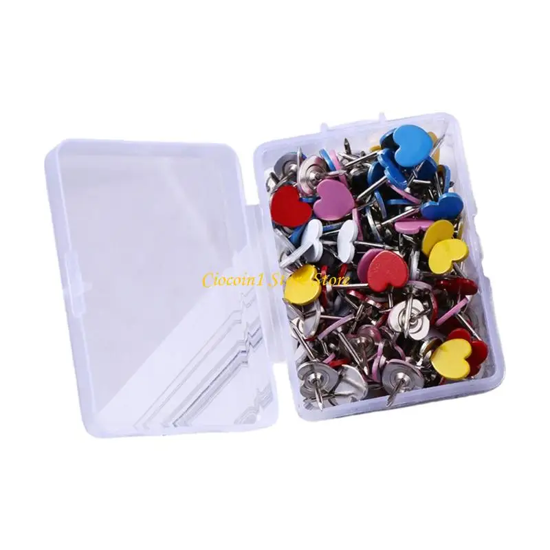 

A3PC 100 Items Adorable Love Design Drawing Pins For Creative Wall Arrangements
