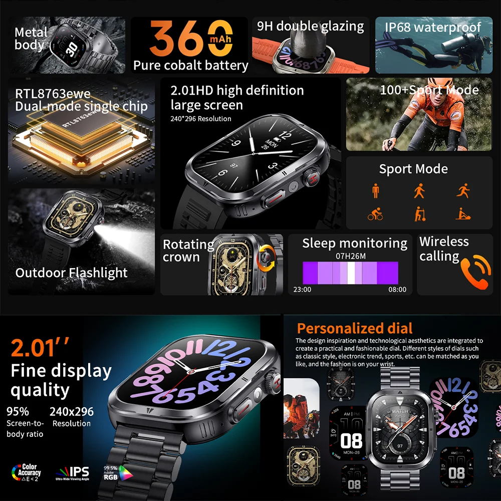 2026 Nuovo Smartwatch Tattico  - Outdoor Sport Festival recensione e prezzo