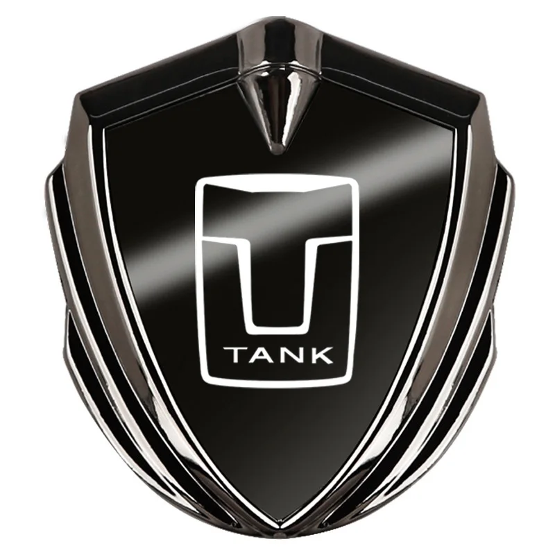 

GWM Tank 300 500 700 Accessories Car Body 3D Metal Shield Decorative Sticker Modification Badge