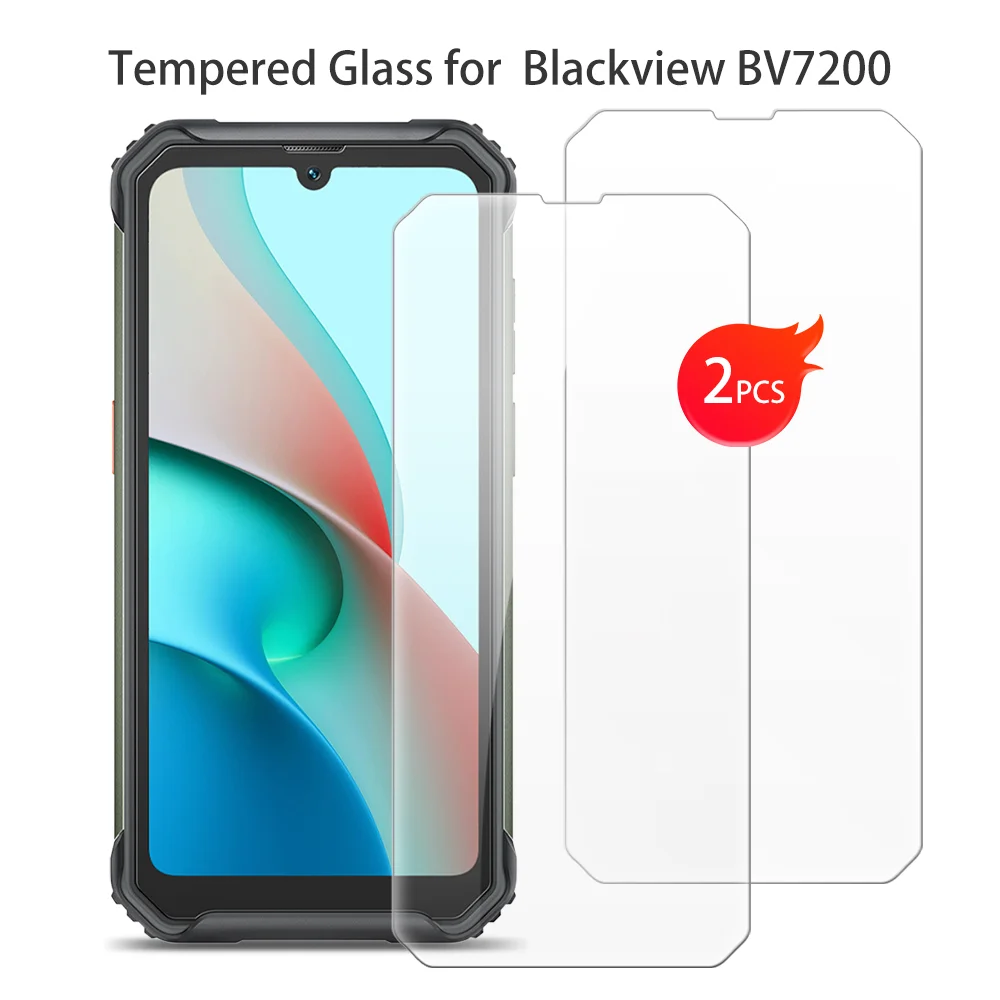 For Blackview BV7200 Tempered Glass Protective ON Blackview BV7200 6.1 Inch Screen Protector Smart Phone Cover Film