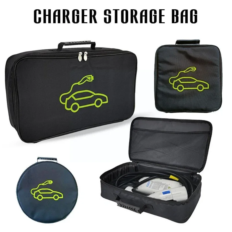 

Car Charging Cable Storage Bag, Electric Vehicle Handbag, Charger, Plug, Socket, Equipment Container Box
