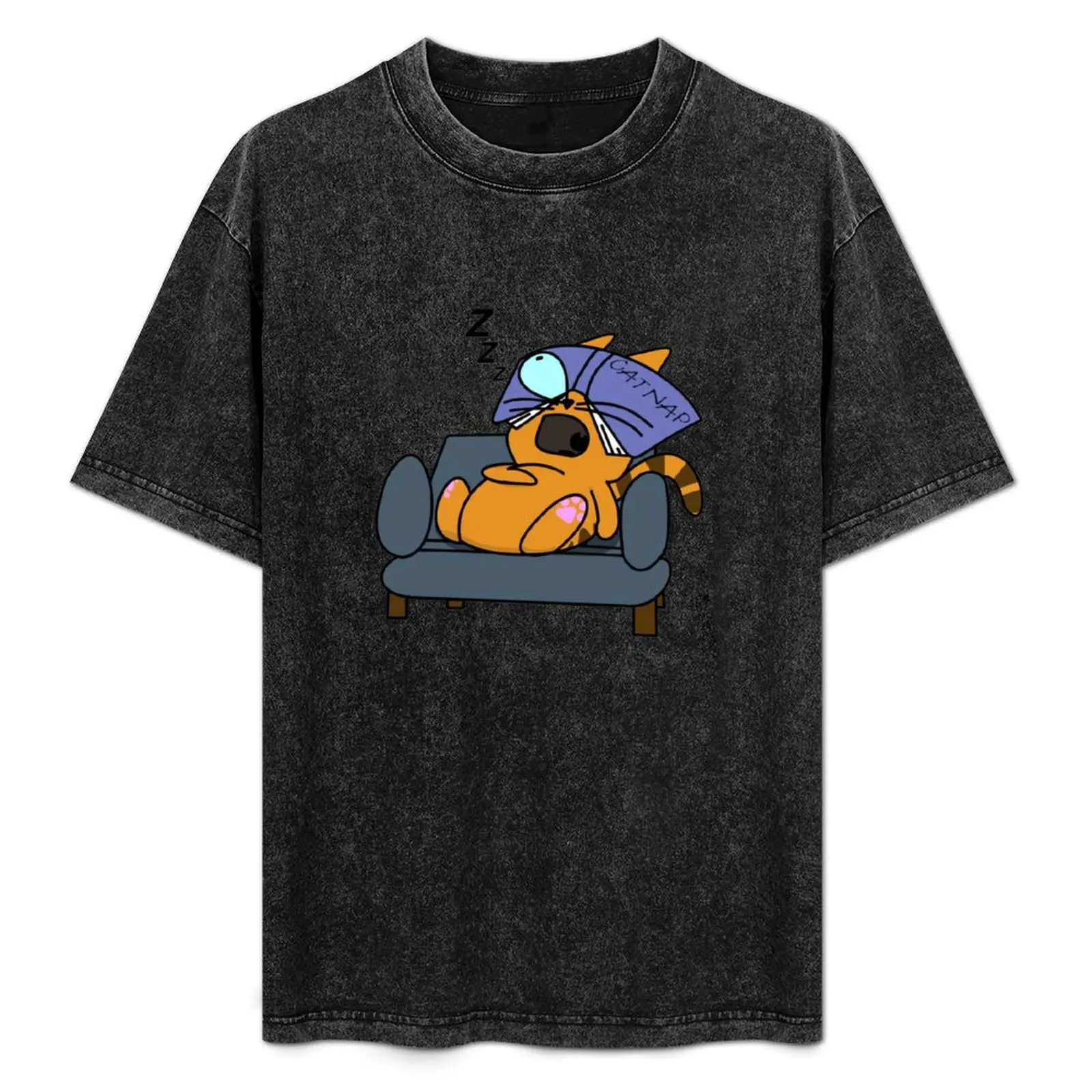

Cat Nap! T-Shirt shirts graphic tee street wear plain graphic tee shirt Men's t-shirt
