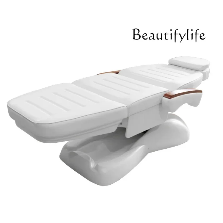 White High-End Electric Beauty Bed Tattoo Tattoo Embroidery Elevated Bed Folding Bed for Beauty Salon