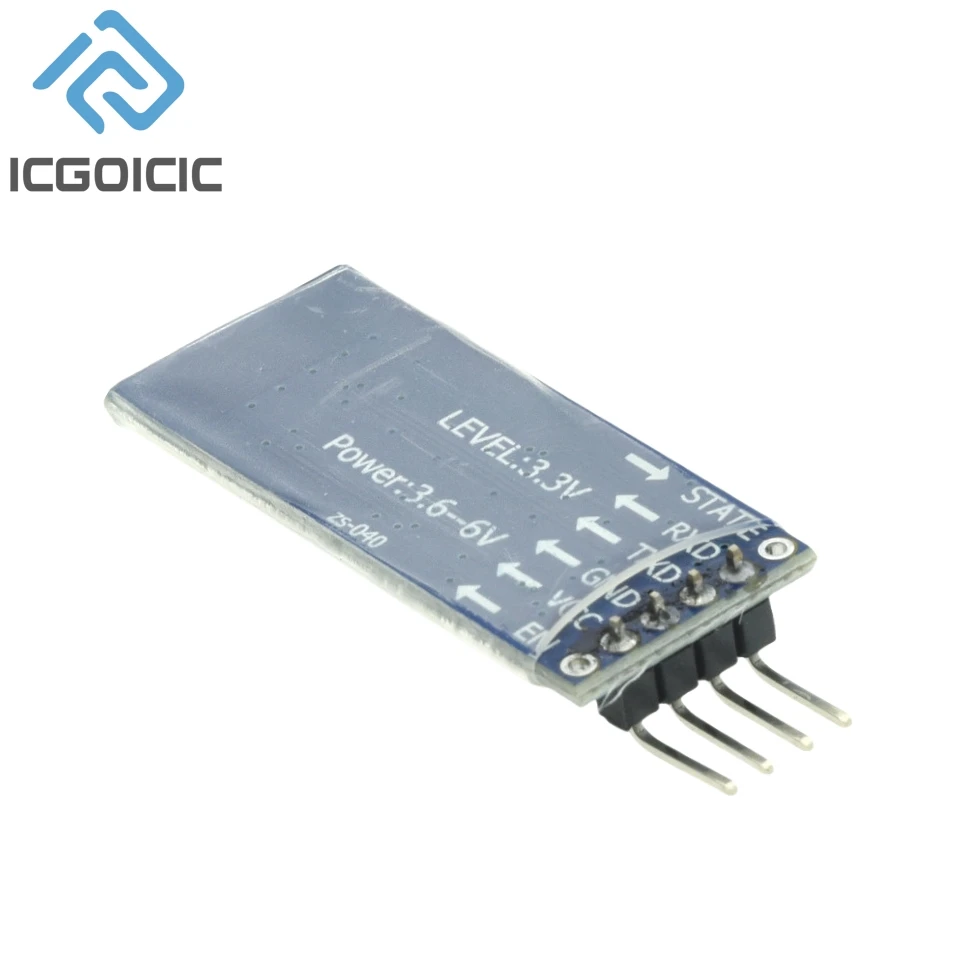 1-10 SZT. Moduł BT Slave HC-06 z płytką bazową, bezprzewodowa karta komunikacji szeregowej z przezroczystym transmisją danych dla Arduino 3.6-6V — zdjęcie 6