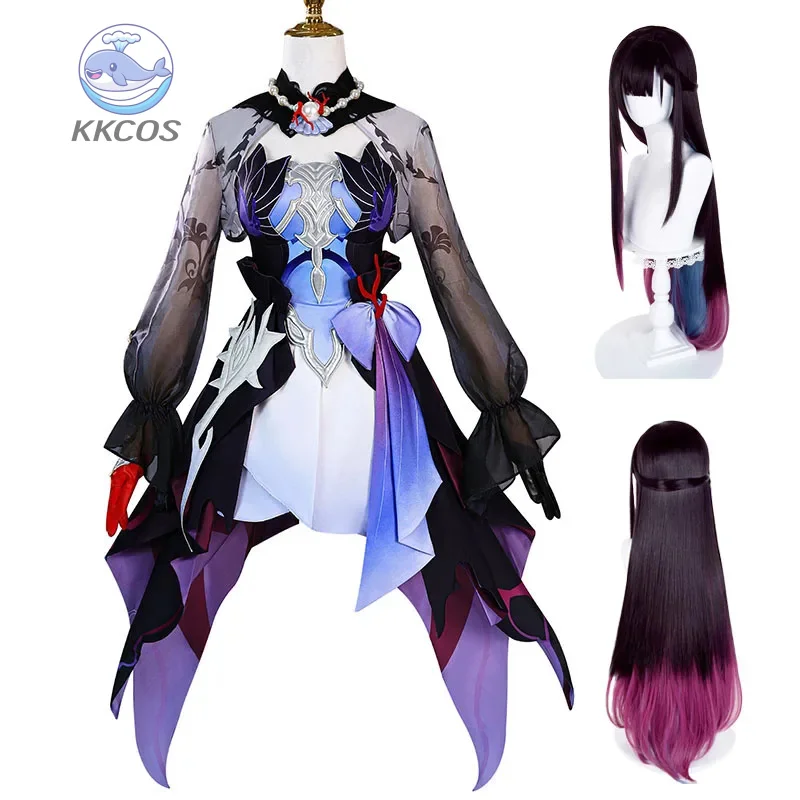 

Honkai Star Rail Hysilens Cosplay Costume & Wig - Women Role Playing Dress for Halloween Carnival Party Comic-con