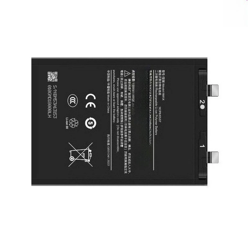 بطارية هاتف محمول عالية السعة 100% جديدة BM5X 3.91 فولت 5500 مللي أمبير في الساعة لهاتف Xiaomi Redmi K70E بطارية بديلة عالية الجودة #3