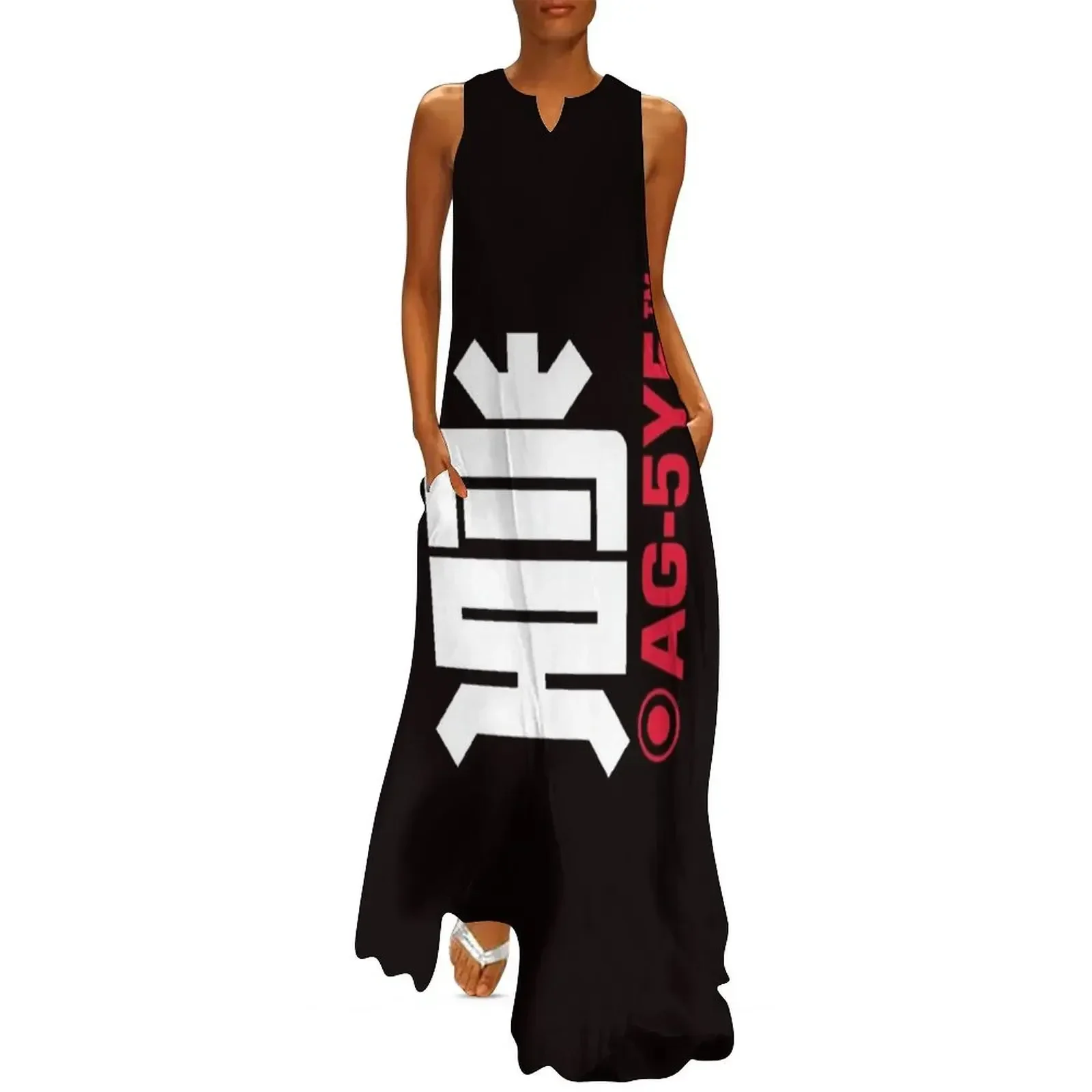 

Wipeout 2097 Ag Systems Team Long Dress fairy dress dresses with long sleeves Women long dress summer