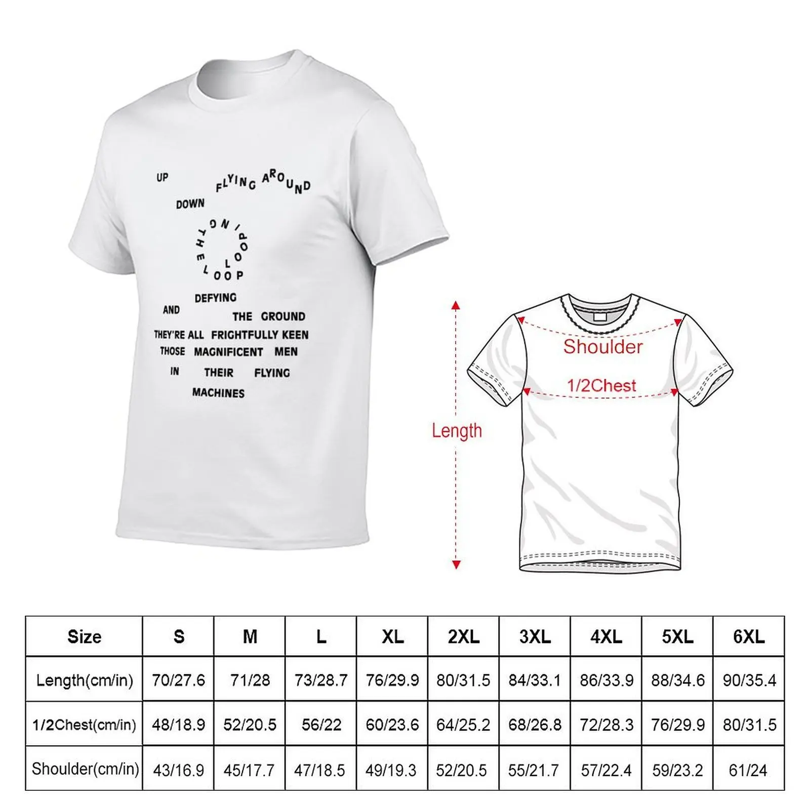 Those Magnificent Men in Their Flying Machines T-Shirt cute clothes blue archive mens clothes