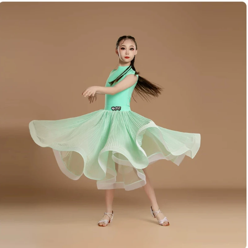 

2026 Modern Dance Dress For Women And Children National Standard Girls Ballroom Dance Professional Competition Costumes