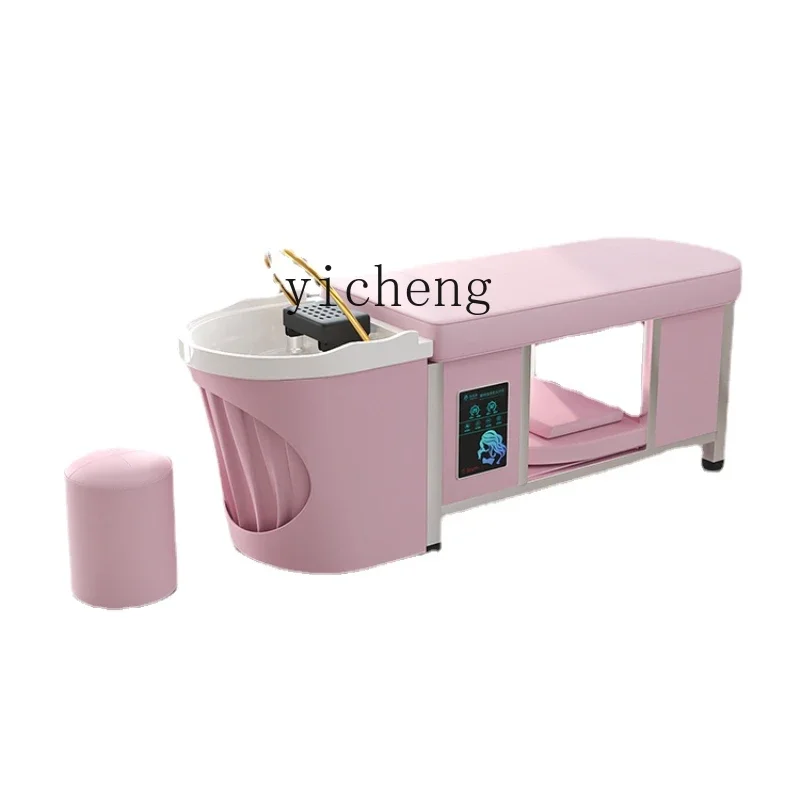 Zc Haircut Head Treatment Massage Shampoo Bed Facial Bed Water Circulation Fumigation Thai Shampoo Bed