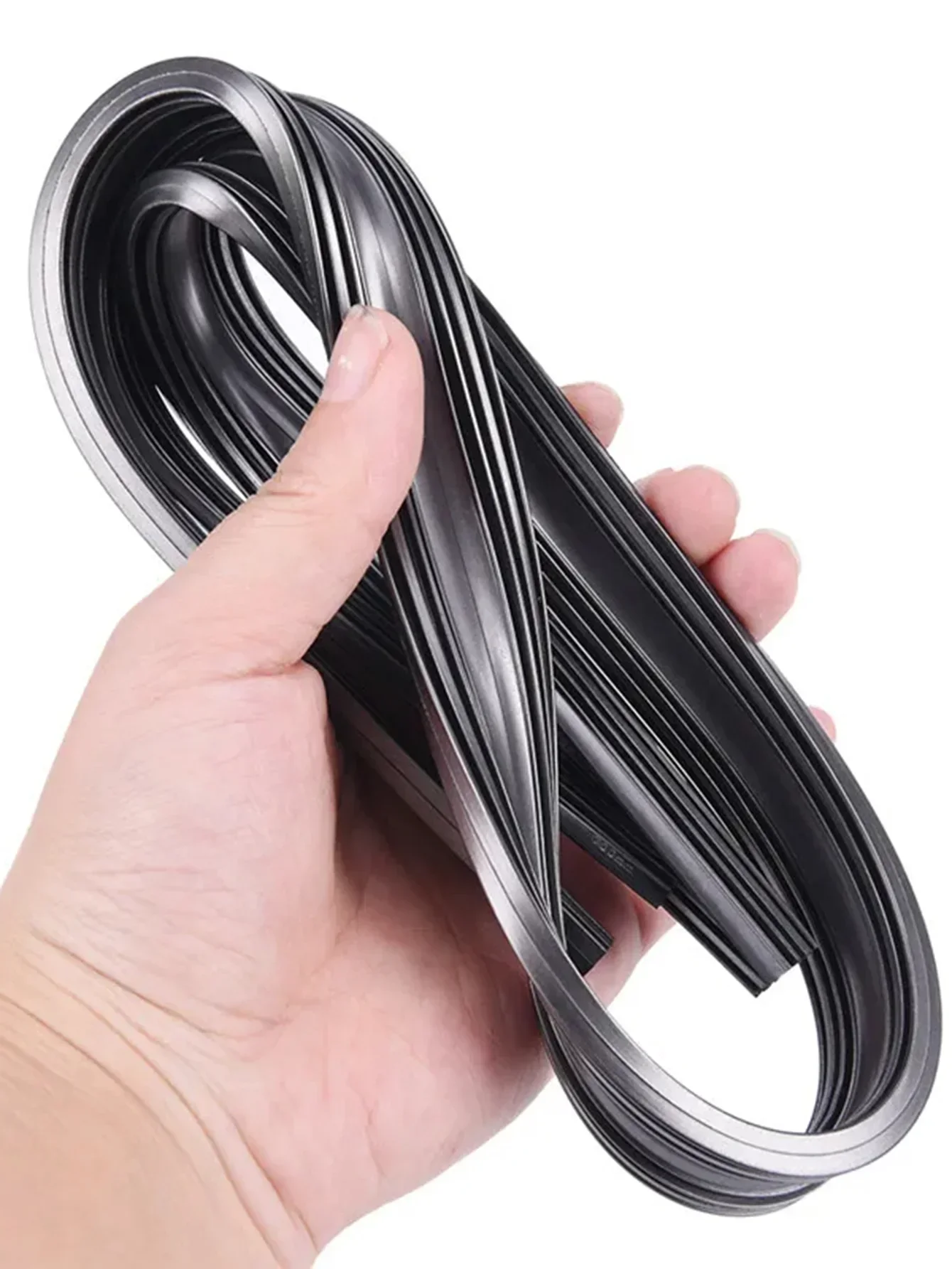 800/700/350mm Car Vehicle Soft Silicone Refills For Window Wiper Blades Elastic Band Windscreen Insert Rubber Strip Accessories