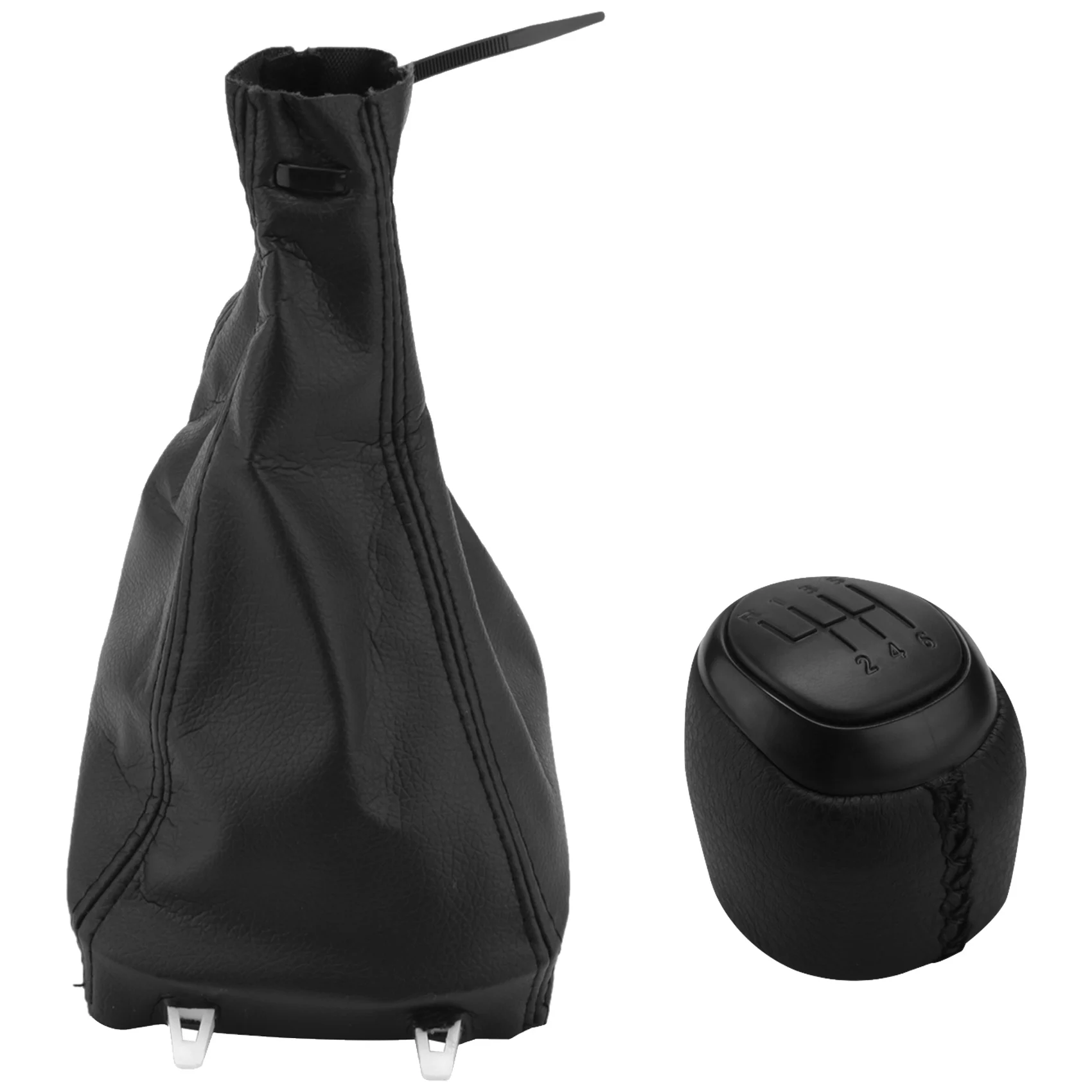 

6 Speed Gear Shift Knob Gaiter Boot Cover for SAAB 93 9-3 SS 2003-2012 55566207 55353898