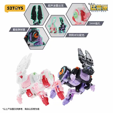 BEASTBOX BB-54 Monster Box Series Iron Blood Danxin Rabbit Deformation Toys Action Figure Collectible Model Gift for Fans