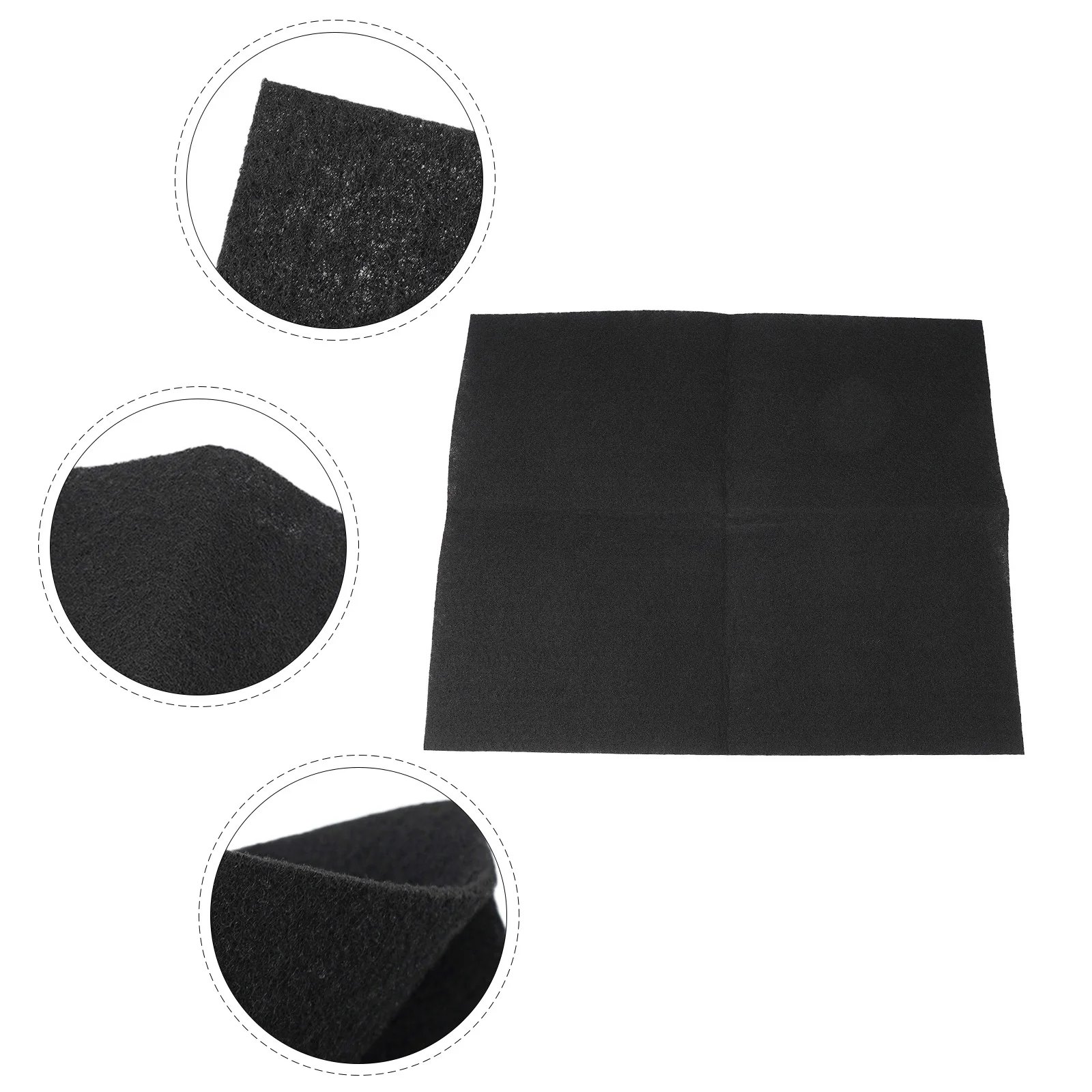 57x47cm Activated Carbon Sheet Filter for Range Hoods Compatible with Multiple Cooker Hood Types for Grease and Particle Control