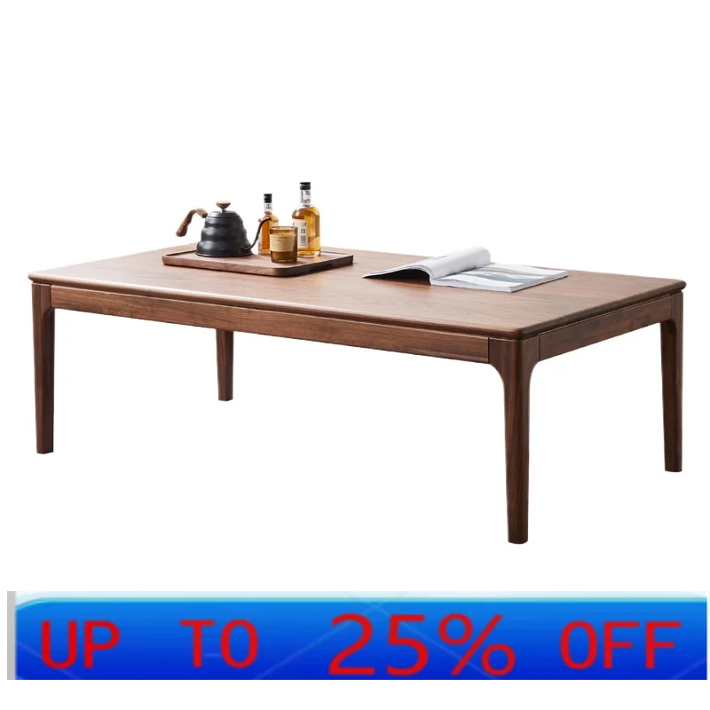 

LMM solid wood coffee table black walnut coffee table modern simple tea table