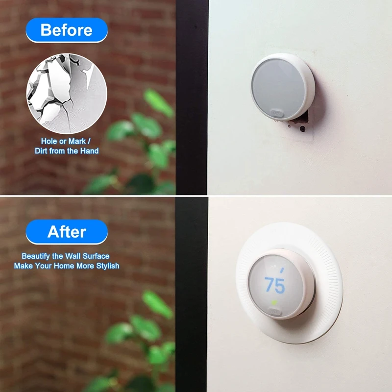 For 2020 Nest Thermostat Nest Thermostat Bracket Siding Cover Silicone Siding Cover Thermostat Back Plate