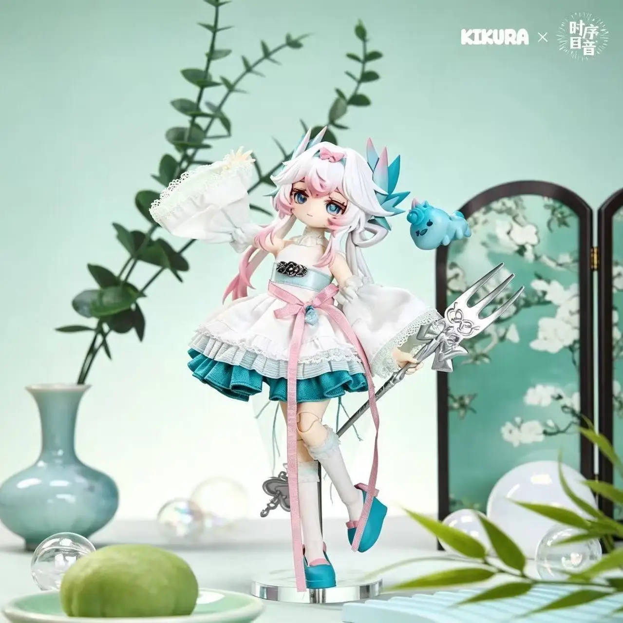 Genuine KIKURA Echoes Of Eon Cuisine Series 1/8 Action Figure Bjd Blind Box Cute Doll Model Desktop Decoration Collect gift