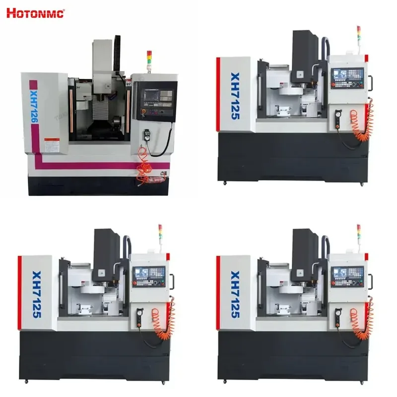 Hot Sale Mini XK7126 CNC Milling Machine Single Spindle Vertical with Control System and BT40 Taper Competitive Price