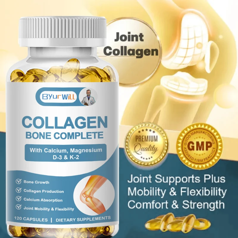 Bone Collagen Supplement - Nutritional for Joint, Nerve & Bone Support, Anti-Aging Dietary Product with Hydrolyzed Peptides