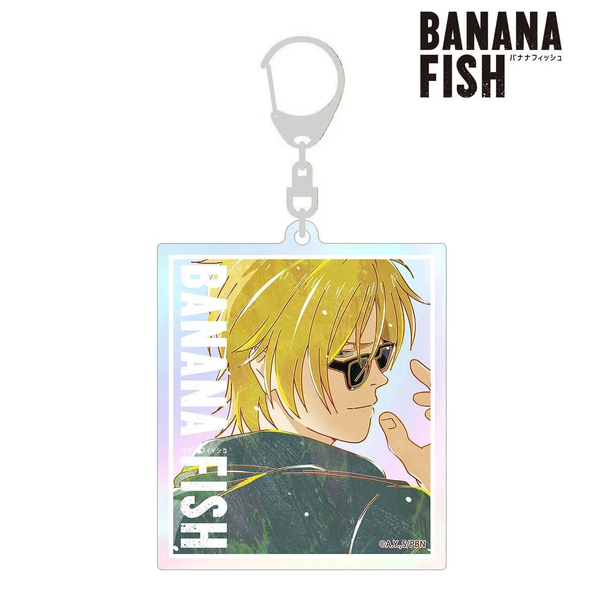 Loen Store Charm BANANA FISH Eiji Okumura Ash Lynx Ani-Art Acrylic HD Characters Keychain Pendant Ornament Collection About 6cm