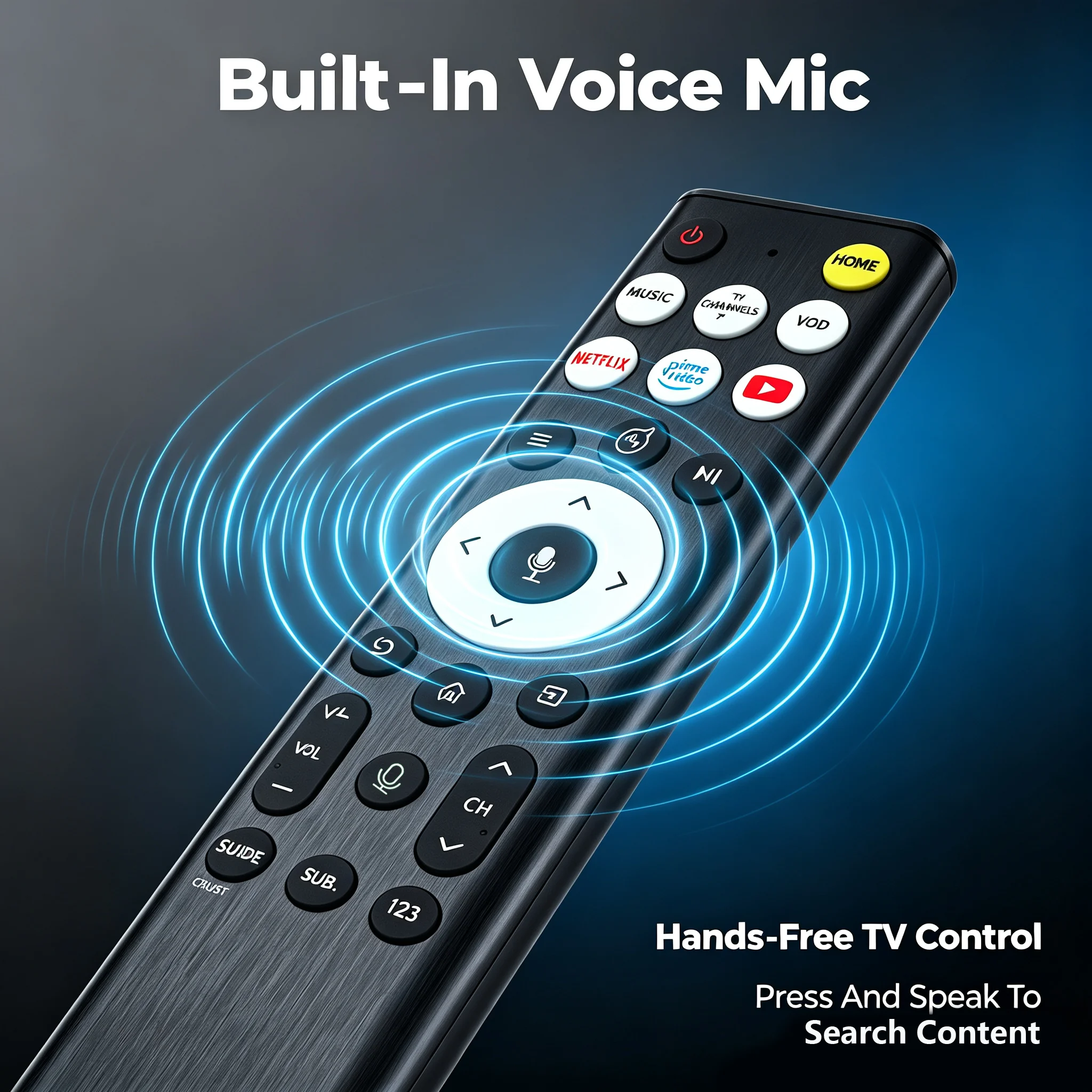 FAZV ERF6AJ80HL Voice Remote for Hisense U6N/U7N/U8N/U8NQ/A7N 55-100
