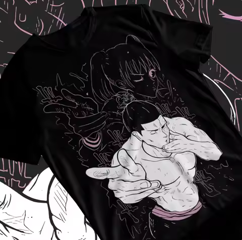 Aoi Todo T-Shirt Yuji Itadori Jujutsu Kaisen Gojo Unisex Soft Tee All Sizes