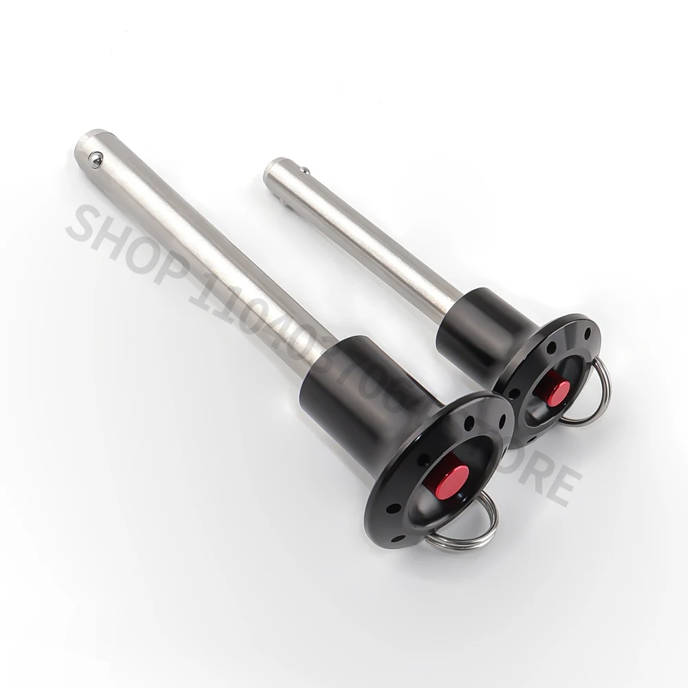 Red VCN111. Ball Lock Pins, Quick Release Pins, Button Type, Aluminium Safety Handle, Dia 5~8 Lgth 10 TO 100 mm Good Quality