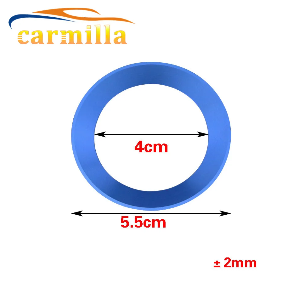 Aluminium Trim Car Steering Wheel Cover Logo Ring For Volkswagen VW Golf 6 7 MK6 MK7 Jetta MK5 MK6 POLO CC Passat B6 B7 TIGUAN