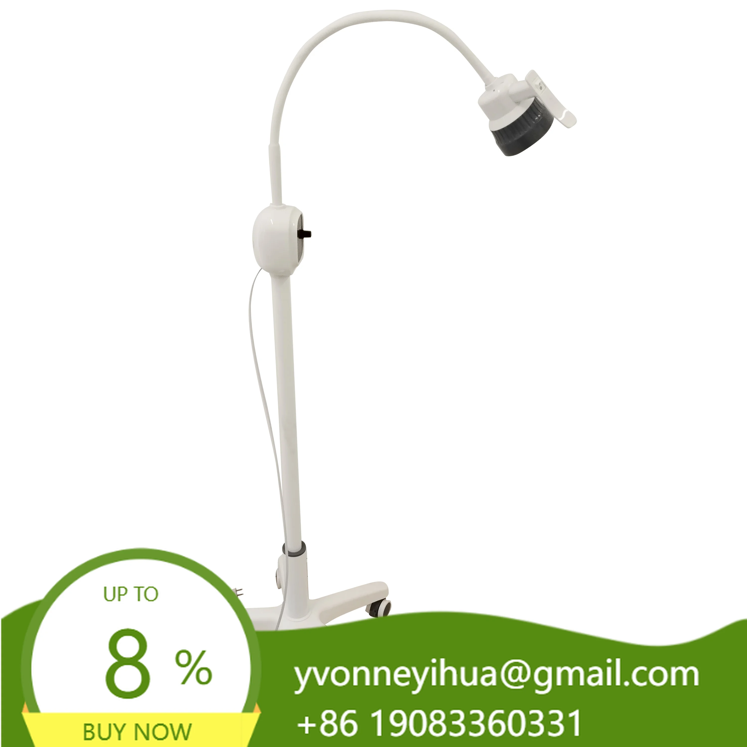Portable Mobile Standing Surgical Operating Room Lighting LED Shadowless Hospital Auxiliary Operating Electric Examination Lamp
