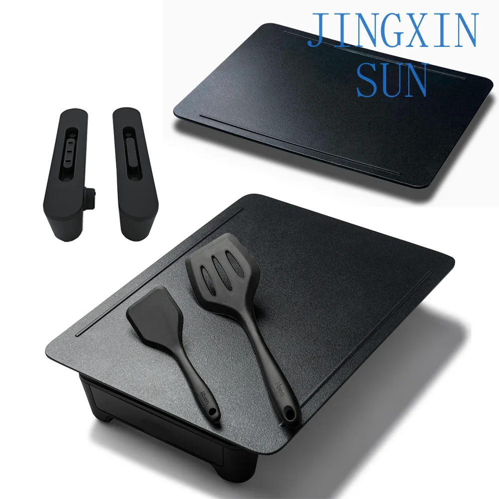 Non-Stick PTFE Electric Baking Pan for Home Party Outdoor Barbecue Use Easy Clean Electric Griddle Skillet for All Appliances