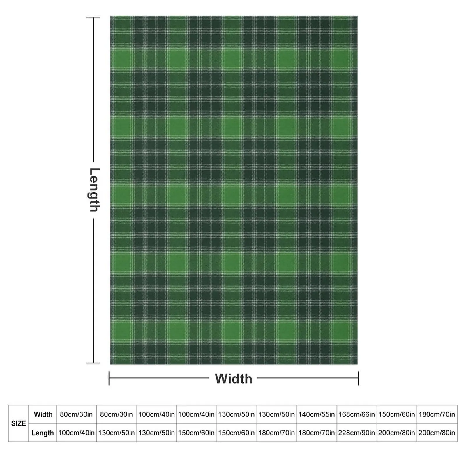 MacDonald Lord of the Isles A Original Scottish Tartan Throw Blanket couch cozy soft plush fuzzy picnic outdoor blanket
