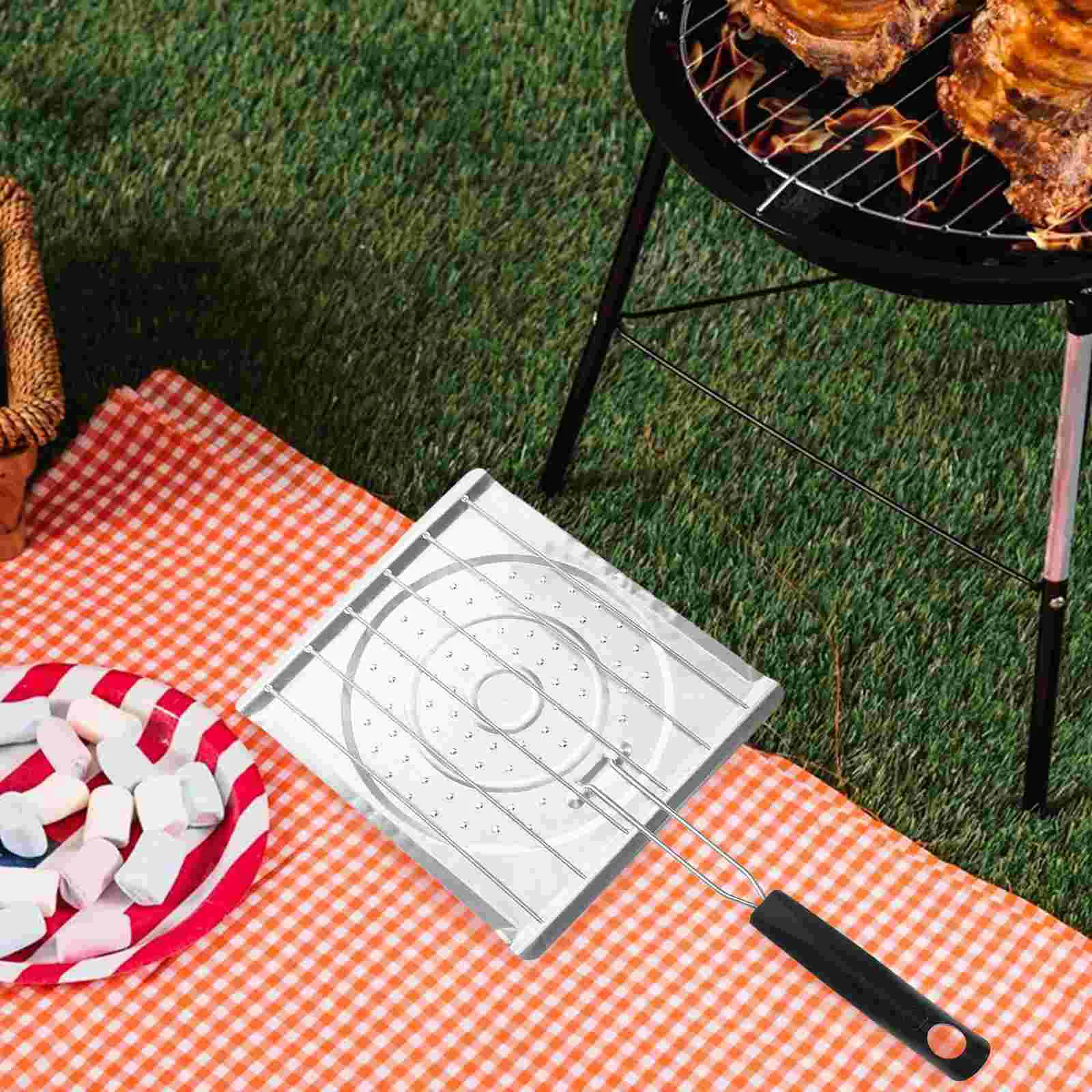 Toast Rack Grill Baskets Camping Stove Stainless Steel Baking Tools Accessories 2 1 Maker Comales for Large Tortillas