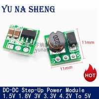 5PCS 0.9-5V To 5V DC-DC Step-Up Power Module Voltage Boost Converter Board 1.5V 1.8V 2.5V 3V 3.3V 3.7V 4.2V To 5V